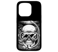 Skull Snorkel Scuba Diving Underwater Ocean Case for iPhone 15 Pro