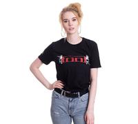Skull Spikes T-Shirt Tool Black L