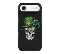 Skull St Patrick Day of The Dead Lucky Shamrock Phone Case Shockproof Phone Shell Protection Back Covers Compatible with iPhone 17 Air