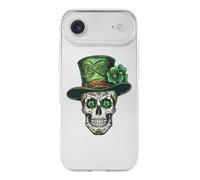 Skull St Patrick Day of The Dead Lucky Shamrock Phone Case Shockproof Phone Shell Protection Back Covers Compatible with iPhone 17 Air