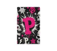 Skull Star Black Decorative Blank Wall Plate, 4.53 x 2.76 Inches, PC Wall Plate for Unused Switches