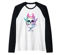 Skull Sundae Ice Delight Raglan Baseball Tee