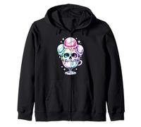 Skull Sundae Ice Delight Zip Hoodie