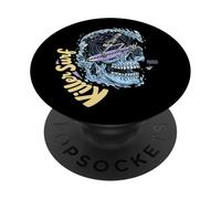 Skull Surf "Killer Surf" Skeleton Surfing PopSockets Adhesive PopGrip