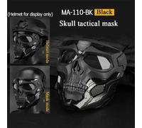 Skull Tactical Airsoft Masks CS Paintball Protective Full Face Mask Helmet Head
