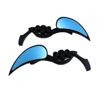 Skull Teardrop Rear View Rearview Side Mirror Cruiser Chopper Custom Motorcycle (Black)