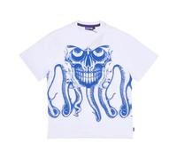 Skull Tee White T-Shirt- male- Octopus- T-Shirts- White- L- Tops L
