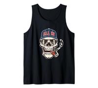 Skull Texas Hold Em Player Poker Tank Top