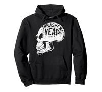 Skull Thrasher Head Pullover Hoodie