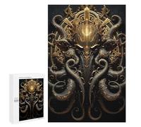 Skull Throne of Cthulhu: Weekend Puzzle Project, 1000 PCS Challenging Puzzle for Adults; for Shared Table Time