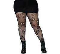 Skull Tights and Pirate Booty Ladies Leg Avenue Noir 1X/2X