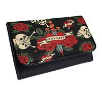 Skull Tobacco Pouch Rolling Baccy Wallet Smoking Personalised Gift SH232
