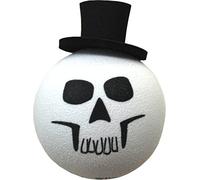 Skull Top Hat Car Aerial Ball Antenna Topper OR Dashboard Wobbler! (one P&P charge no matter how many items you buy from Aerialballs.)