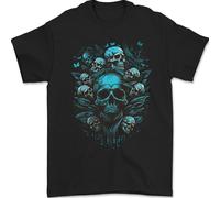 Skull Tree Gothic Heavy Metal Rock Music Biker Mens T-Shirt 100% Cotton Black 3XL