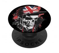 Skull United Kingdom Cap for Man and Woman PopSockets Adhesive PopGrip