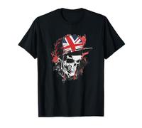 Skull United Kingdom Cap for Man and Woman T-Shirt