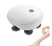 Skull Vibrating Brush - Rechargeable Waterproof Multi-Rhythm Device | Follicular Strength Promoting Instrument, Ideal Daily Relaxation and Sensitive Animals, Modern Solution for