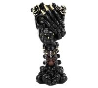 Skull with Backbone Plant Pot - Resin Skull Shaped Flower Pot, Home Decoration, Gothic Scary Vase, Skull Decoration with Garden Decoration for Succulents, Indoor Plants and Flowers