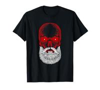 Skull with Full Beard Gift for Beard Wearers & Bearded People T-Shirt