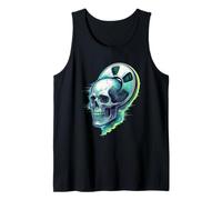 Skull with Tape Reel Tank Top