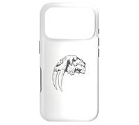 Skull with Teeth Saber Tooth Tiger Cat Case for iPhone 17 Pro
