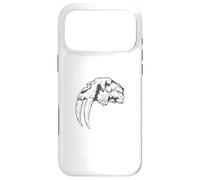 Skull with Teeth Saber Tooth Tiger Cat Case for iPhone 17 Pro Max