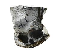 Skull Woods Trees Crows Gothic Horror Dark Men Women Neck Warmer Multifunctional Neck Gaiter Windproof Bandana For Running Walking Sport Outdoor