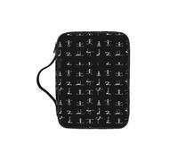 Skull Yoga Print Adults Versatile Bible Storage Bag Scripture Religious Christian Accessory Gift