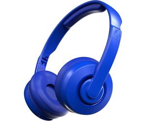 Skullcandy Cassette On-Ear Wireless Headphones, 22 Hr Battery, Microphone, Works with iPhone Android and Bluetooth Devices - Blue, New