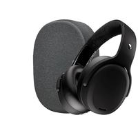 Skullcandy Crusher ANC 2 Sensory Bass Headphones with Active Noise Canceling, Protective Carrying Case and Charging Cable Bundle - True Black