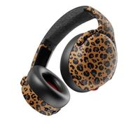 Skullcandy Crusher ANC 2 Wireless Over-Ear Bluetooth Headphones with Multi-Sensory Bass, Active Noise Cancelling, Up to 60 Hours Battery, Microphone for iPhone Android - Leopard
