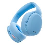 Skullcandy Crusher ANC 2 Over-Ear Active Noise Cancelling Wireless Bluetooth Headphones with Sensory Bass, Alexa Voice Control, 50 Hr Battery, Microphone - Preppy Blue