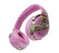 Skullcandy Crusher ANC 2 Wireless Over-Ear Bluetooth Headphones with Multi-Sensory Bass, Active Noise Cancelling, Up to 60 Hours Battery, Microphone for iPhone Android - Realtree Edge Colors Pink