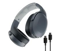 Skullcandy Crusher Evo Over-Ear Wireless Headphones with Sensory Bass, 40 Hr Battery, Microphone, Works with iPhone Android and Bluetooth Devices - Chill Grey