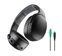 Skullcandy Crusher Evo Over-Ear Wireless Headphones with Sensory Bass, 40 Hr Battery, Microphone, Works with iPhone Android and Bluetooth Devices - True Black
