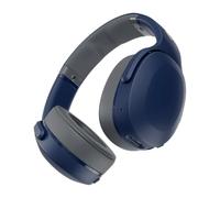 Skullcandy Crusher Evo Wireless Bluetooth Headphones with Multi-Sensory Bass, Noise Isolating Over-Ear Fit, Up to 40 Hours Battery, Microphone for iPhone Android - Blue/Grey