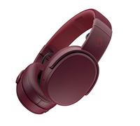 Skullcandy Crusher Wireless Over-Ear Bluetooth Headphones for iPhone and Android with Microphone / 40 Hours Battery Life/Extra Bass Tech/Great for Music, School, Workouts, and Gaming - Red