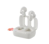 Skullcandy Dime 3 Wireless Earbuds, Bluetooth Headphones, Noise Isolating Fit, Up to 20 Hours Battery, Microphone for iPhone Android, Easy Carry with Integrated Lanyard - Bone