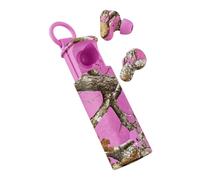 Skullcandy Dime Evo Wireless Earbuds, Bluetooth Headphones, Noise Isolating Fit, Up to 36 Hours Battery, Microphone for iPhone Android, Easy Carry with Clip-Anywhere Case - Realtree Edge Colors Pink