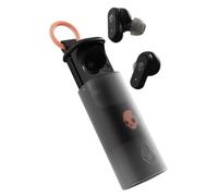 Skullcandy Dime Evo Wireless Earbuds, Bluetooth Headphones, Noise Isolating Fit, Up to 36 Hours Battery, Microphone for iPhone Android, Easy Carry with Clip-Anywhere Case - True Black