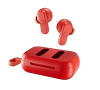 Skullcandy Dime In-Ear Wireless Earbuds, 12 Hr Battery, Microphone, Works with iPhone Android and Bluetooth Devices - Red