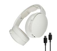 Skullcandy Hesh Evo Wireless Headphones and Extra Charging Cable, 36 Hours Battery, Microphone, Works with iPhone, Android and Bluetooth Devices, Bone