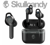 Skullcandy Indy EVO Bluetooth Wireless Earbuds Headphones True Black + case