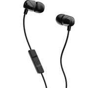 Skullcandy Jib In-Ear Wired Earbuds with Microphone, Compatible with Bluetooth Devices & Computers - Black, New