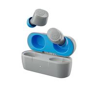 Skullcandy Jib True 2 In-Ear Wireless Earbuds, 32 Hr Battery, Microphone, Works with iPhone Android and Bluetooth Devices - Light Grey/Blue