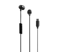 Skullcandy Jib USB-C Wired Earbuds with Noise Isolating Fit, Built-In Microphone Call and Track Control for iPhone Android, Ear Gel Sizes Included for Custom Fit - True Black