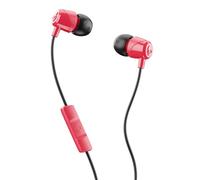Skullcandy Jib Wired Earbuds with 3.5mm Plug, Noise Isolating Fit, Built-In Microphone Call and Track Control, Convenient for Travel - Red