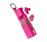 Skullcandy Method 360 ANC Wireless Earbuds, Sound by Bose, Bluetooth Headphones, Premium Noise Cancelling, Up to 40 Hrs Battery, Sweat and Water Resistant, Microphone for iPhone Android - Crazy Pink