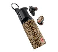 Skullcandy Method 360 ANC Wireless Earbuds, Sound by Bose, Bluetooth Headphones, Premium Noise Cancelling, Up to 40 Hrs Battery, Sweat and Water Resistant, Microphone for iPhone Android - Leopard