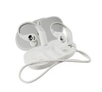 Skullcandy Push 540 Open Wireless Open-Ear Bluetooth Earbuds, Headphones, Sweat and Water Resistant, 42 Hours Battery, Detachable Neckband, Secure Fit, Microphone for iPhone Android - Bone